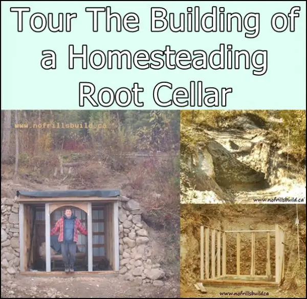 Tour The Building of a Homesteading Root Cellar