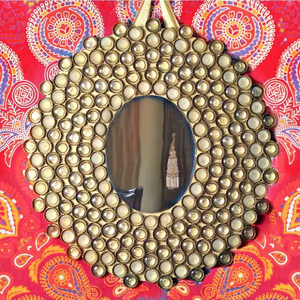 Create A Bottle Cap Boho Hanging Wall, How To Make Wall Mirror