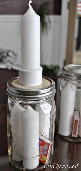 DIY Emergency Candle In A Jar
