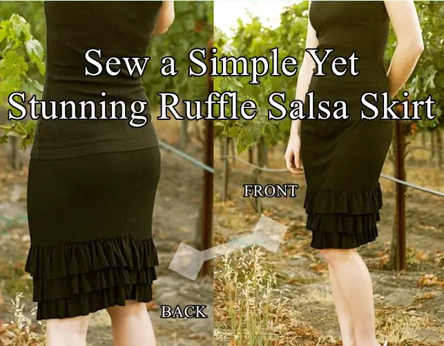 Sew a Simple Yet Stunning Ruffle Salsa Skirt