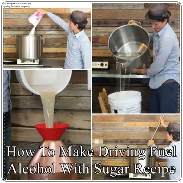 How To Make Driving Fuel Alcohol With Sugar Recipe