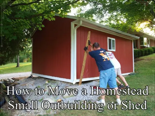How to Move a Homestead Small Outbuilding or Shed