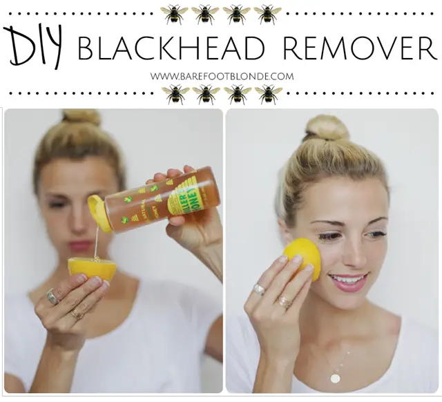 Lemon Honey Blackhead Pores Remover Scrub Recipe