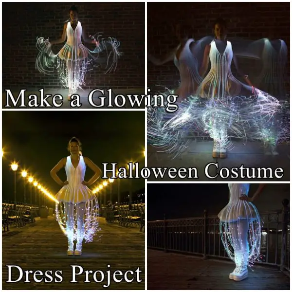 Make a Glowing Halloween Costume Dress Project