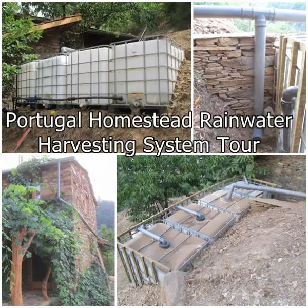 Portugal Homestead Rainwater Harvesting System Tour