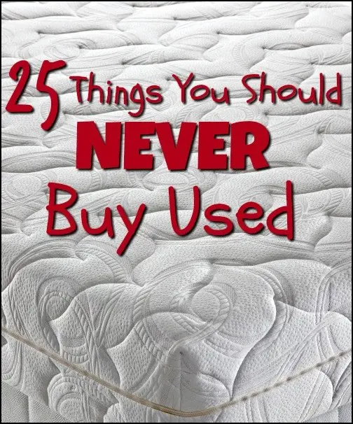 Things You Should Never Buy Used at Thrift Stores