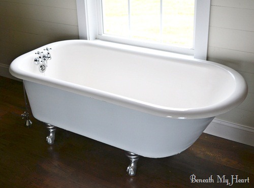 How To Refinish an Antique Claw Foot Tub Project