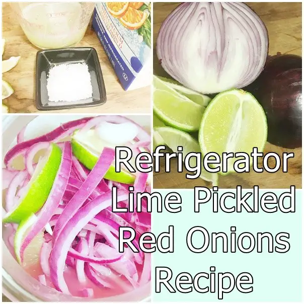Refrigerator Lime Pickled Red Onions Recipe