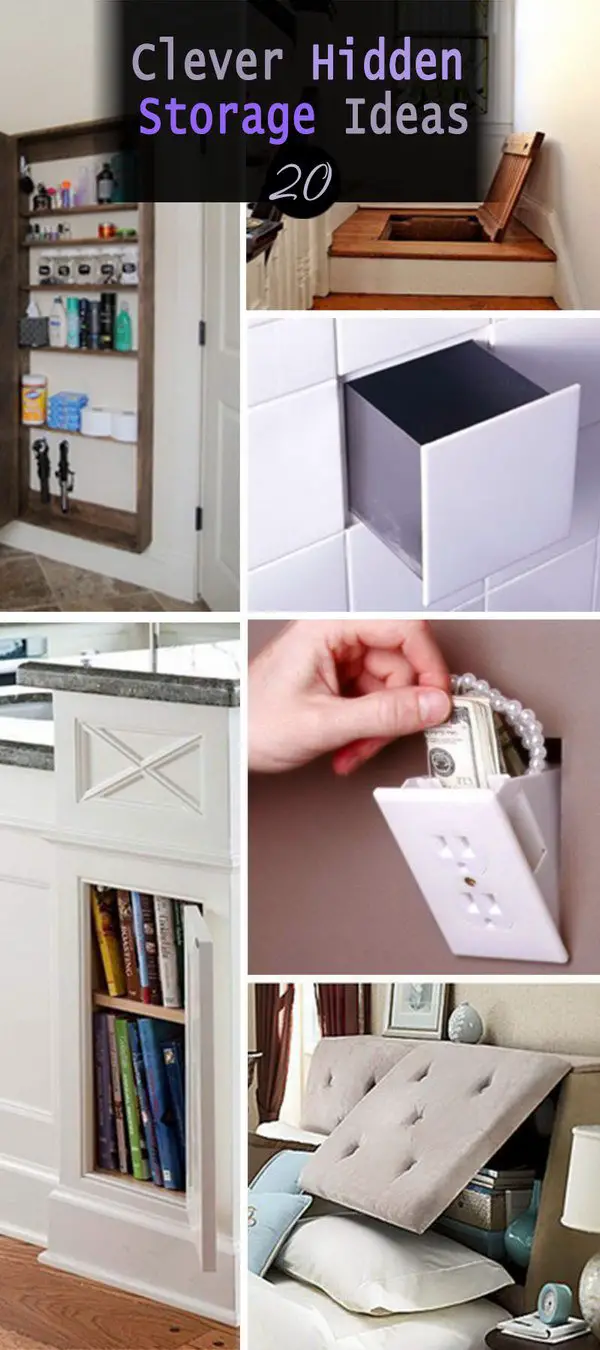 20 Unique Ways to Add Hiding Storage Space to Your Home