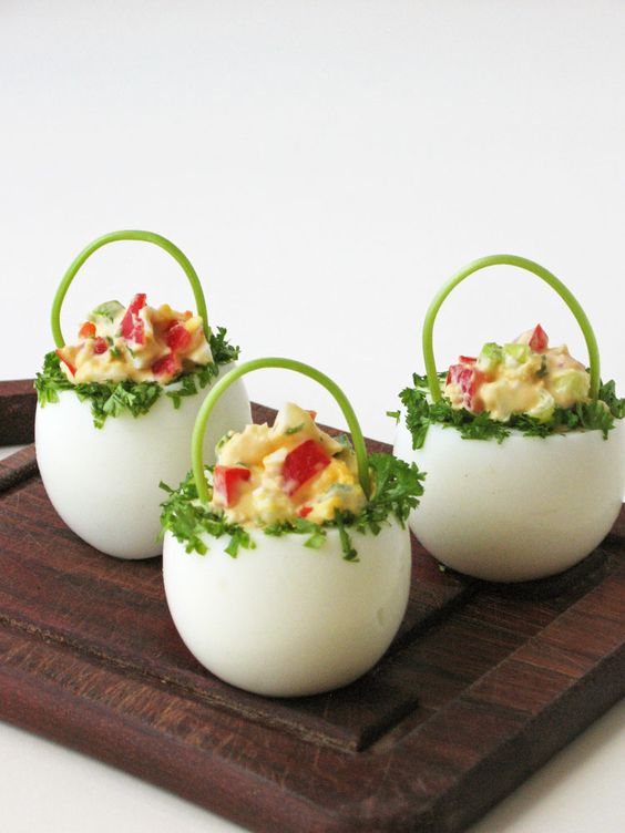 Delicious Cracked Deviled Eggs Chicks Recipe