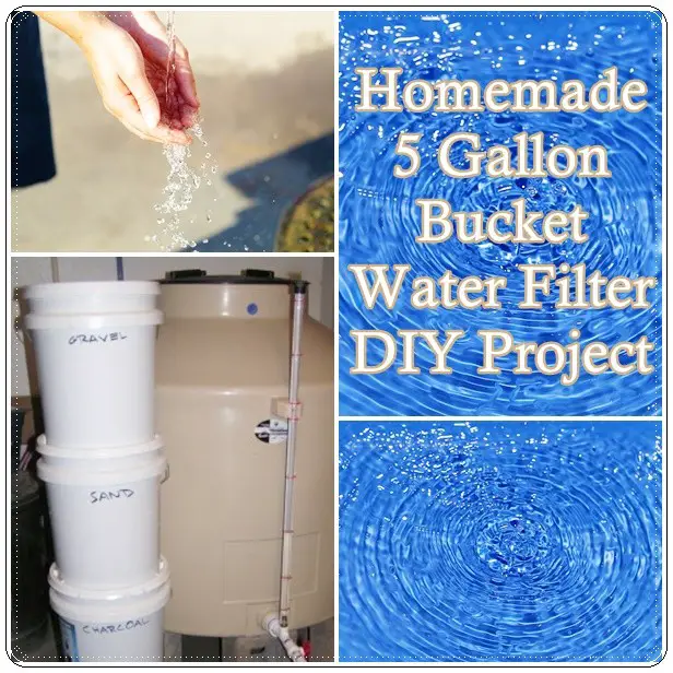 Homemade 5 Gallon Bucket Water Filter DIY Project