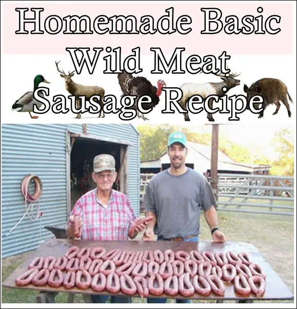 Homemade Basic Wild Meat Sausage Recipe