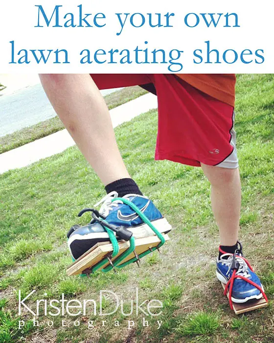 Homemade Grass Aerating Shoes DIY Project