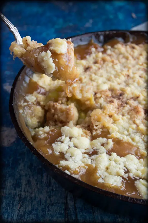 Homemade Mock Apple Cobbler Made With Zucchini