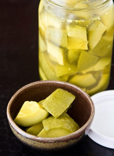 How To Pickle Avocado Chunks