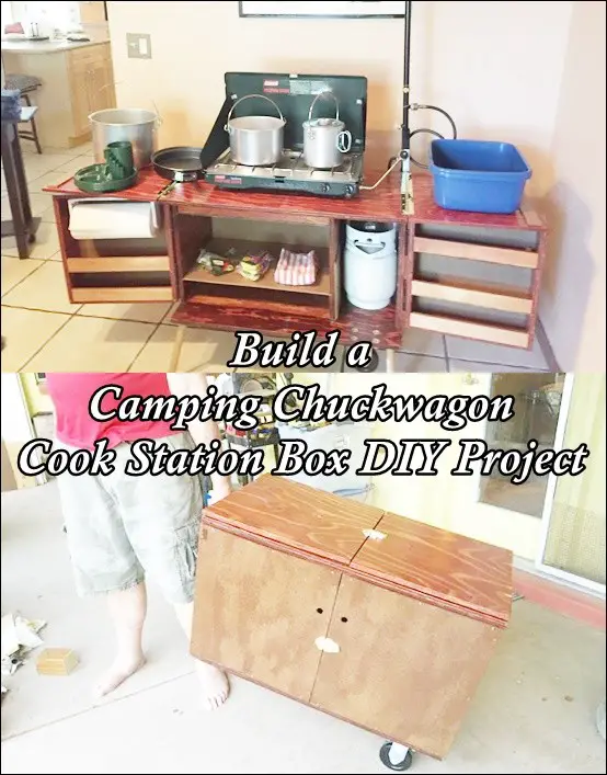 Build a Camping Chuckwagon Cook Station Box DIY Project