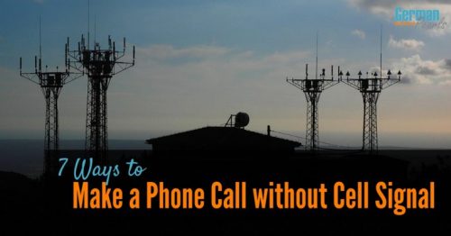 How to Make Cell Phone Calls When You Have No Signal