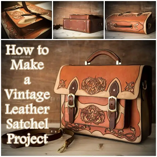 How to Make a Vintage Leather Satchel Project