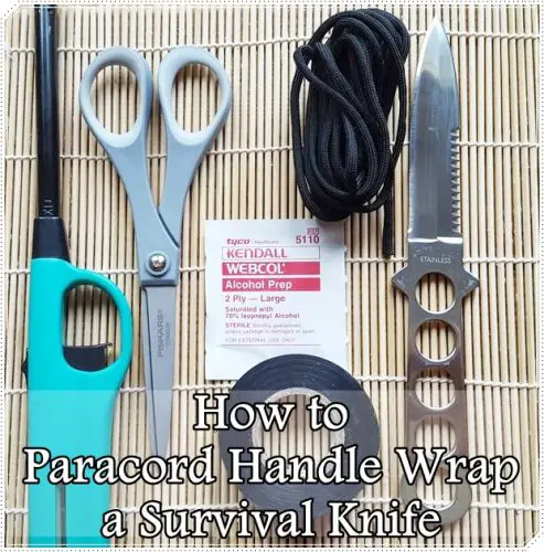 How to Paracord Handle Wrap a Survival Knife