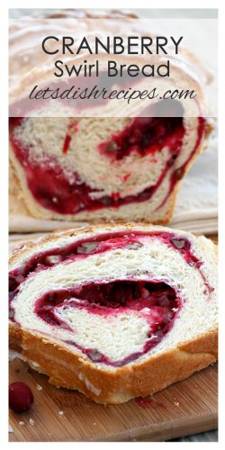 Swirled Cranberry Bread Recipe