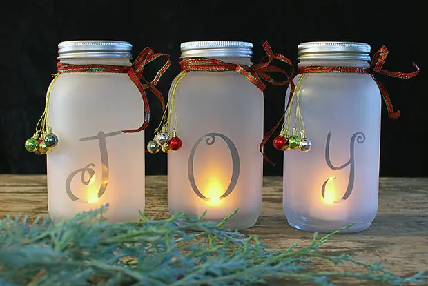 Holiday Luminaria Mason Jars Light Up Project