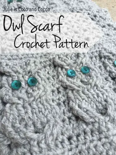 Crochet Owl Scarf