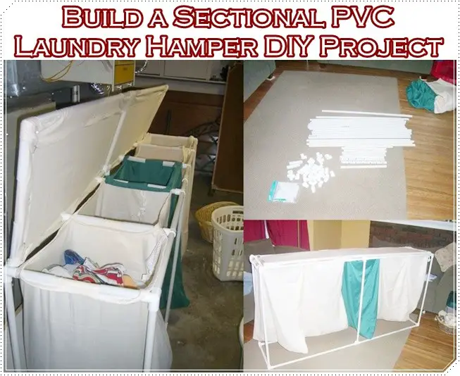 Build a Sectional PVC Laundry Hamper DIY Project