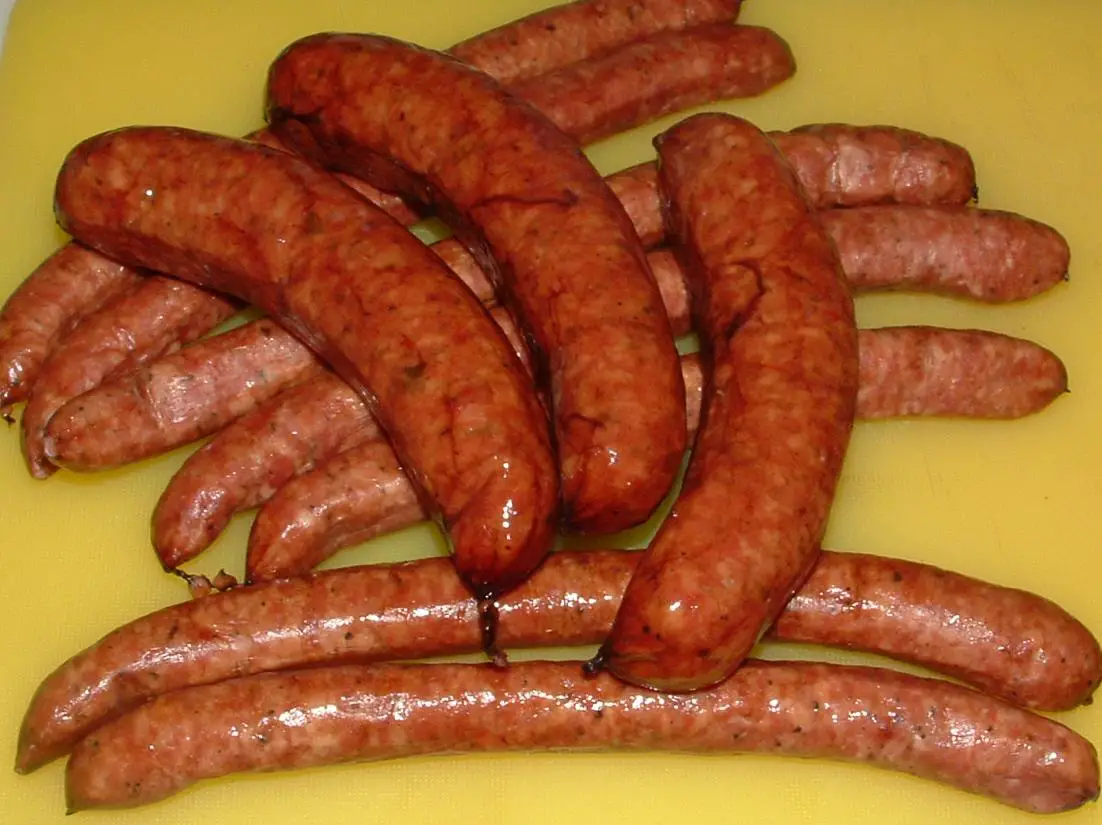 Homemade Texas Style Sausage Made With Beef Pork Or Venison