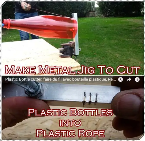 Make Metal Jig To Cut Plastic Bottles into Plastic Rope