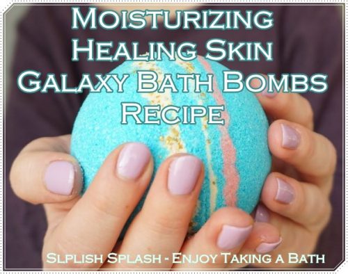 Moisturizing Healing Skin Galaxy Bath Bombs Recipe