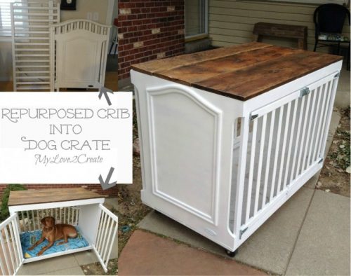Repurpose a Baby Crib Into A Indoor Dog Crate Project