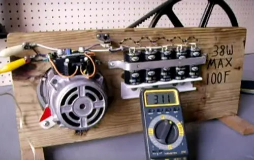 Build a Hand Crank Generator From a Dishwasher Motor