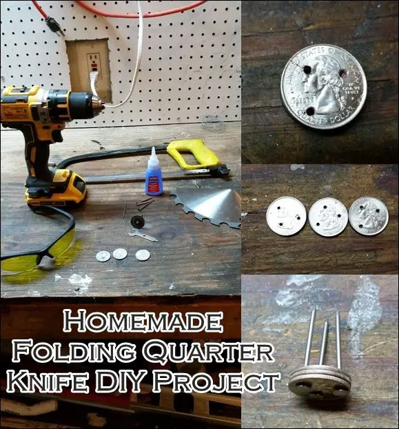 Homemade Folding Quarter Knife DIY Project