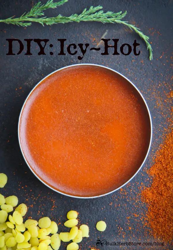 Homemade Icy Hot Sore Muscle Rub Recipe