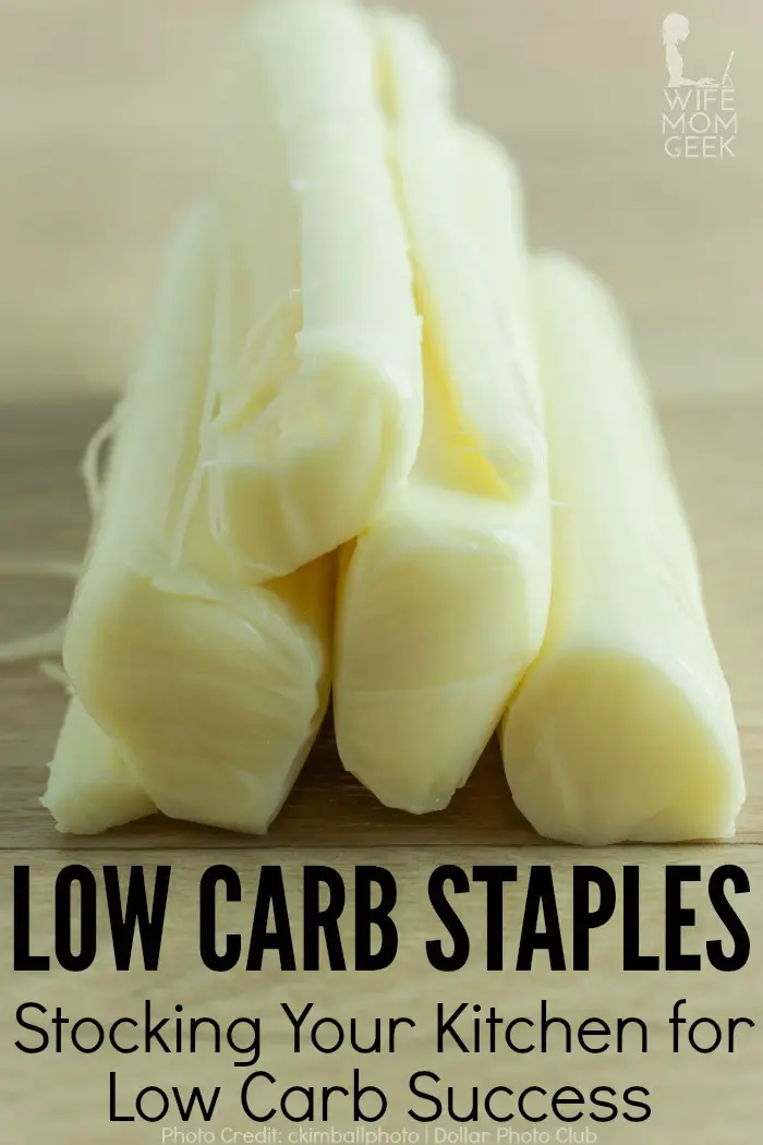 Low Carb Diet Items to Keep in the Kitchen