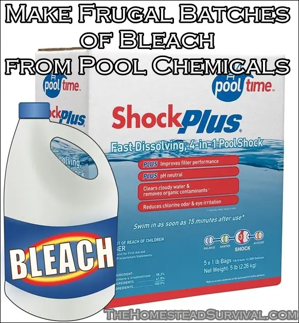 Make Frugal Batches of Bleach from Pool Chemicals