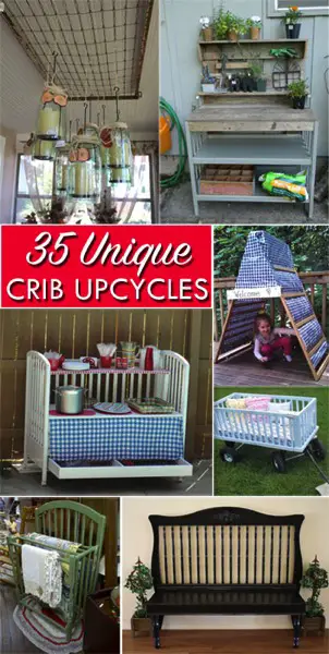 Repurposing Old Cribs into Unique Household Items