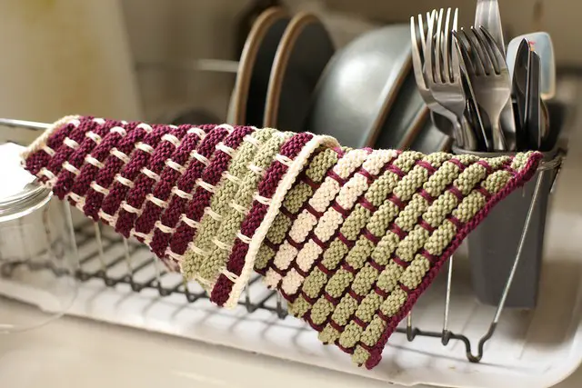 Kitchen Dishcloth Knitting Pattern Project