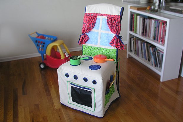 Create Children Play Kitchen Slipcover Craft Project