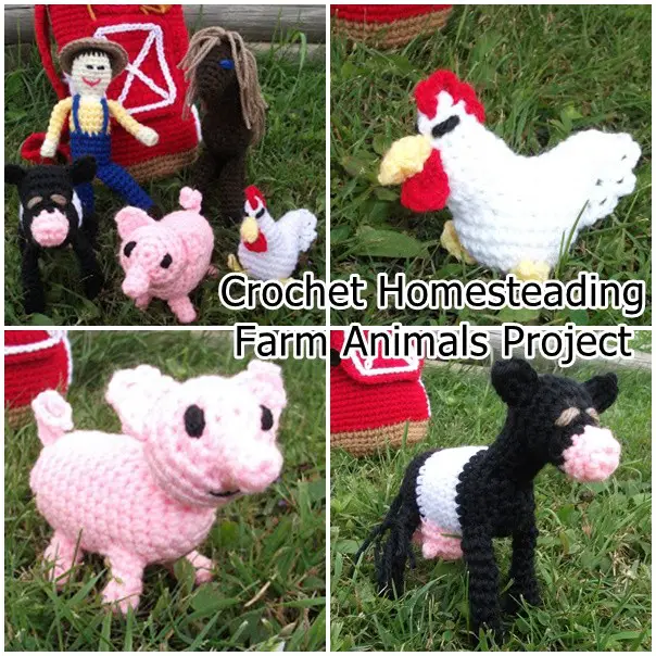 Crochet Homesteading Farm Animals Project