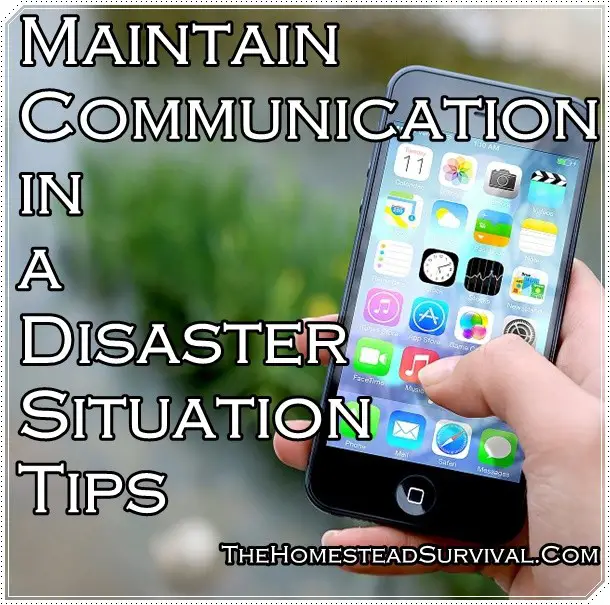 Maintain Communication in Disaster Situation Tips