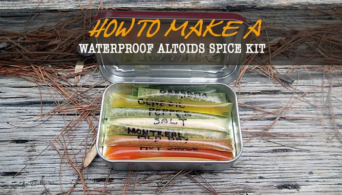 Make Waterproof Altoids Tin Spice Kit Project
