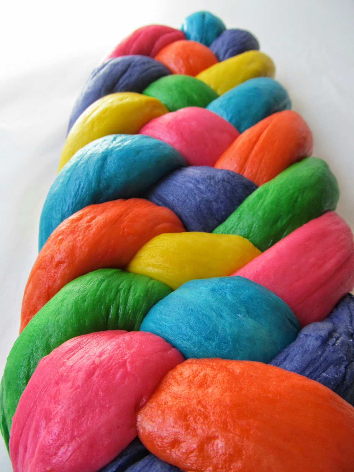 Make a Homemade Colorful Braided Loaf of Bread