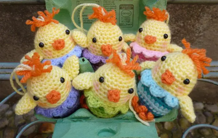 Crochet Cute Little Chicken Hatchling Craft Project