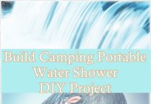 Build Camping Portable Water Shower DIY Project