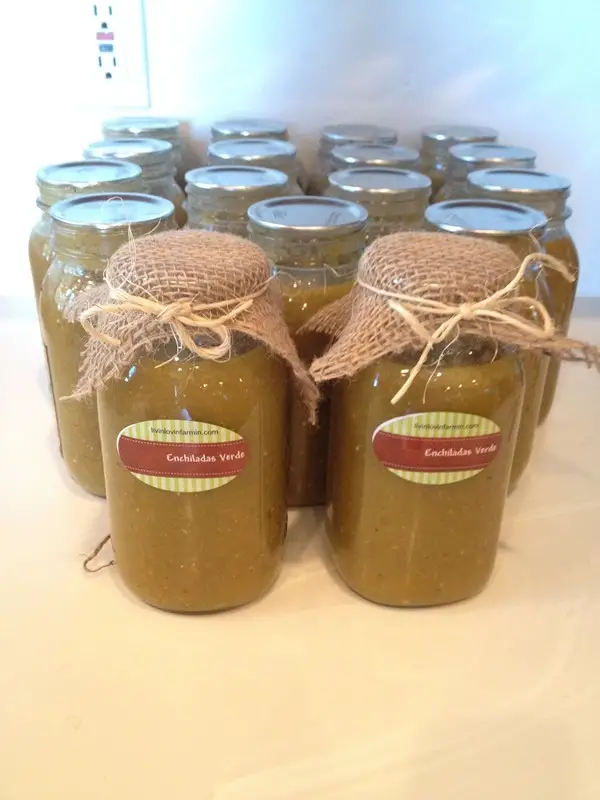 Can Your Own Green Enchilada Sauce