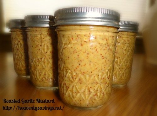 Canning Mustard with Roasted Garlic