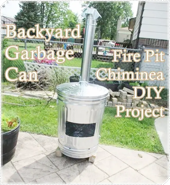 Backyard Garbage Can Fire Pit Chiminea, How To Make Fire Pit Warmer