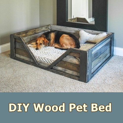 DIY Wood Pet Bed