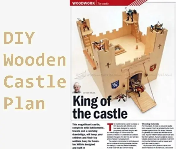 DIY Wooden Castle Plan